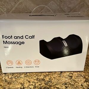 Lingteng Shiatsu Foot and Calf Massager Machine with Heat New in Box